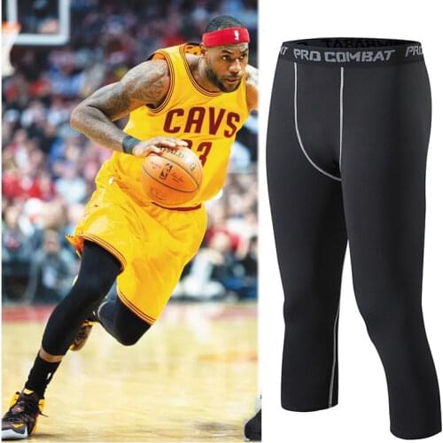 Compression Basketball Tights New 2020 High Elastic Sports Soccer Pants Quick Dry Men Fitness Running Leggings