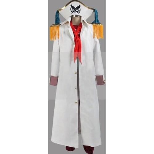 Customize One Piece Buggy Marineford Cosplay Coat Costume Outfit