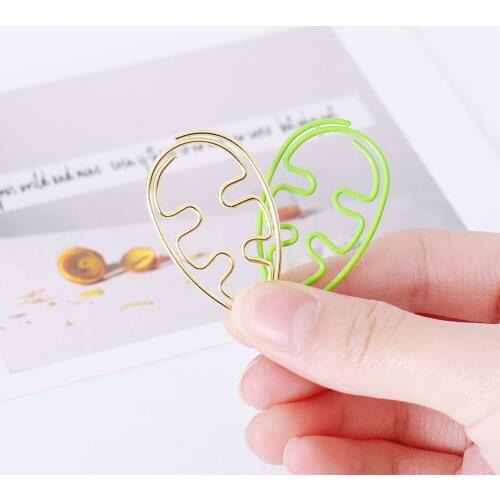 Leaf Modeling Paper Clip Gold Leaf Metal Bookmark Office Paper Clip Papel Paperclip Metal Clip Paper Cute Paper Clips Decorative