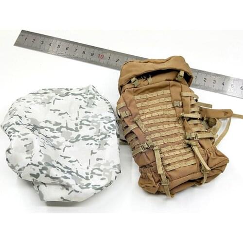 ​minitimes M018 1/6 Snow Seal Large Backpack Model with Cover Model Toys For Action Figure Body DIY