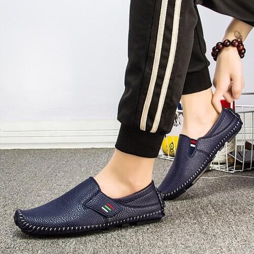 Man Shoes Casual Men Scarpa Uomo Shoes Men Large Size Mens Breathable Fashion For 2020 Leather Casual Classic Winter Autumn