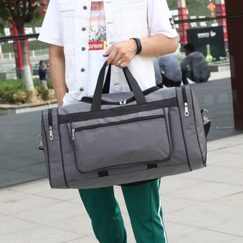 New Mens travel duffel bag Weekend bag big capacity sports bag for man