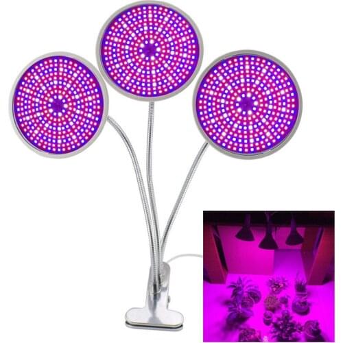 New 290 led 3 head grow light flower plant lamp full spectrum growing light grow tent room hydro Green house Hydro