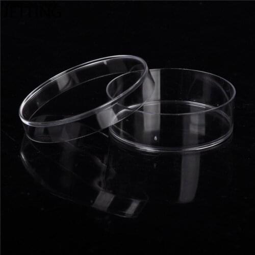JETTING 10PCS Practical Sterile Petri Dishes with Lids for Lab Plate Bacterial Yeast Chemical Instrument Lab Supply