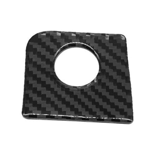 Carbon fiber For Mustang keyhole stickers modified decorative accessories Automobiles Parts Accessories Interior Stickers