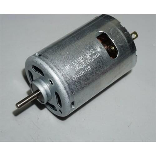 545 High Speed Motor 5V-12V 8700 rpm-24000 rpm DIY Power Motor with Copper Brush for Car Ship Models, Shaft Diameter 3.17mm