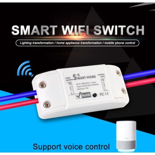 WiFi Smart Light Switch Universal Breaker Timer Smart Life APP Wireless Remote Control Works with Alexa Google Home