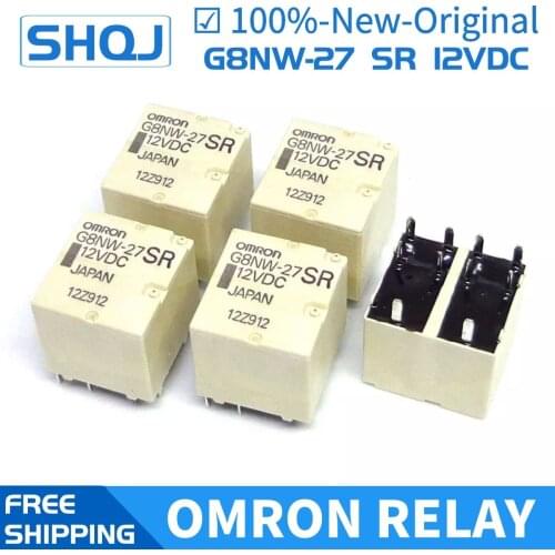 OMRON RELAY G8NW-27SR 12VDC 10pin Brand new and original relay