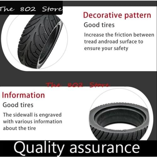 10x2.50 ordinary Solid Tyre Tubeless Tire Thickened Wheel for Electric Scooter Skate Board