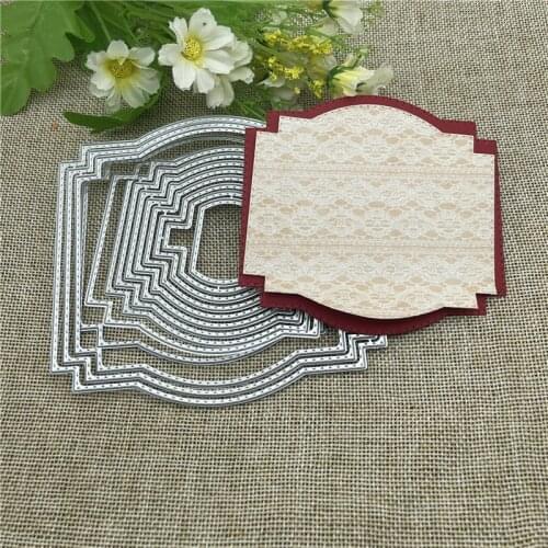 13pc nesting frame backgrounMetal Cutting Dies Stencils For DIY Scrapbooking Decorative Embossing Handcraft Die Cutting Template