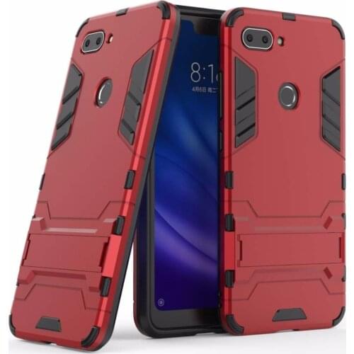 2021 Case for Xiaomi Mi 8 Lite Light Armor Robot Rubber Bumper Shock Proof Hard Cover for Xiaomi Mi 8 Lite Case for Xiaomi Mi8 L