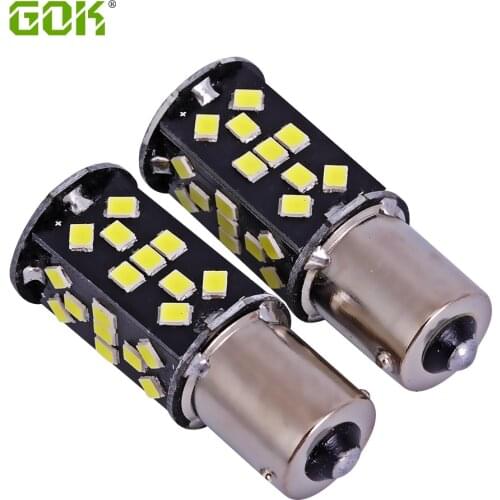 1pcs White light 1156 smd P21W BA15s 1156 48led 2835 SMD BA15S LED Car Stop/Brake/Tail/Reverse Backup Light Bulb drl headlight