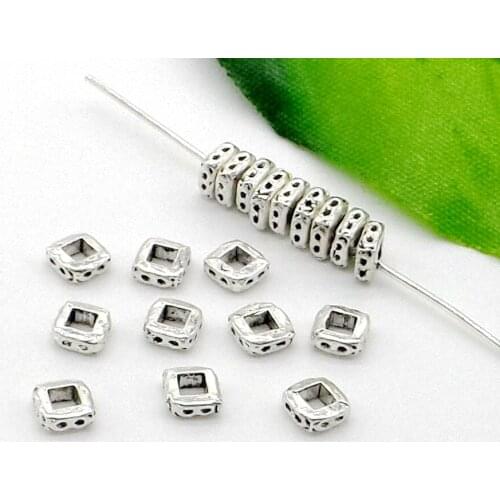 Free Ship 1000PCS Tibetan Silver Spacer Beads Fit Jewelry Making DIY 5x2mm