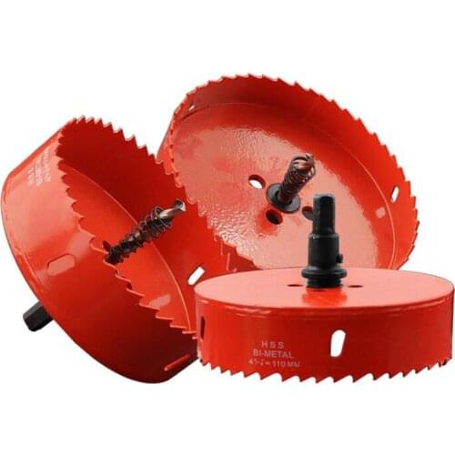 Bi-Metal Wood Drill Bit Hole Saws 16-40mm Drill Bit HSS Steel M42 Hole Saw Wood Cutters Carpentry Tools for Wood Steel Iron 1pc