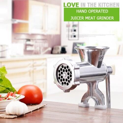 Household Hand Operated Juicer Food Meat Grinder Durable Manual Juice Squeezer Press Extractor Meat Fruit Vegetable Wheatgrass