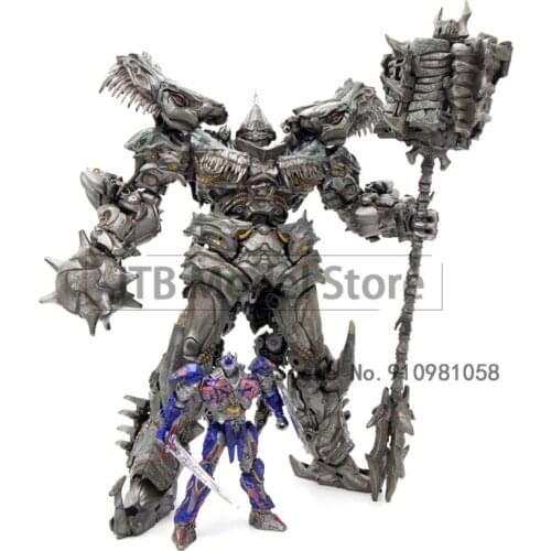 G-creation MTST-01 Transformation Action Figure Grimlock 31CM ABS Alloy Anime Series Dinosaur Deformable Robot Commander Figma