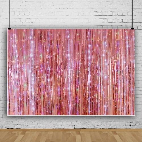 Photo Backdrop Red Shiny Glitter Star Strings Of Party Pendant New Year Merry Christmas Newborn Baby Portrait Photo Background