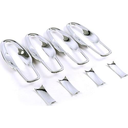 Chromium Styling For Renault Koleos 2018 2019 2020 Chrome Exterior Door Handle Bowl Cover Moulding Trim For Renault Samsung QM6