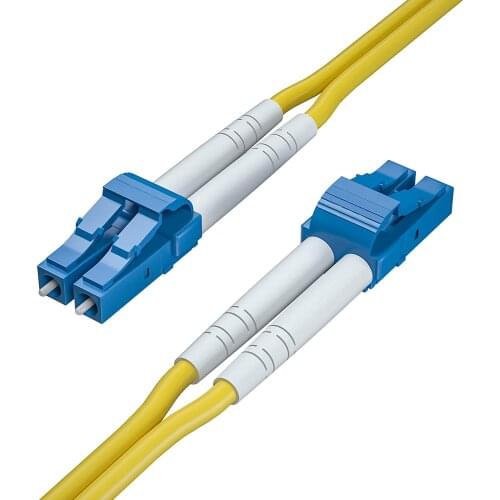 OS2 LC to LC Patch Cable Duplex 9/125 LSZH for SMF SFP Transceiver 0.5-Meter(1.64ft)