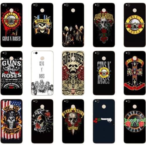 35DD guns n roses Soft Silicone Cover for Xiaomi Redmi 4a 5 plus Note 4 4x 5a pro mi a1 case