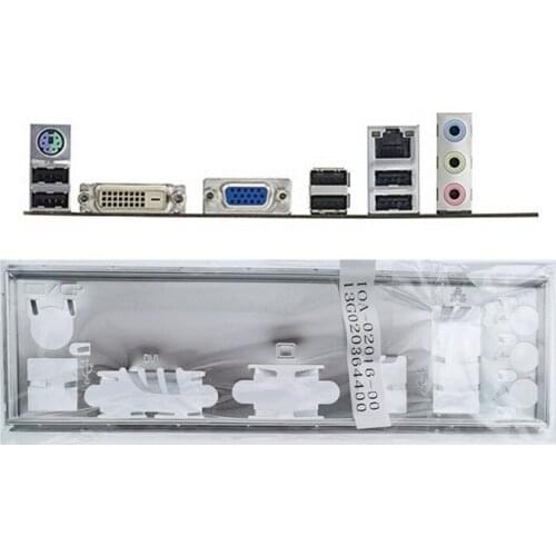 New I/O shield back plate of motherboard for P8H61-M LE P8H61-M PLUS P8H61-M LE R2.0 just shield backplate Free shipping