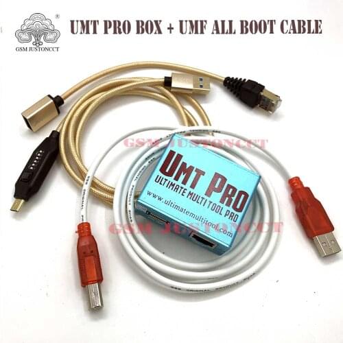 Latest original UMT Pro 2 Box UMT PRO BOX ( UMT BOX + AVB BOX ) 2 IN 1 + UMF All boot cable