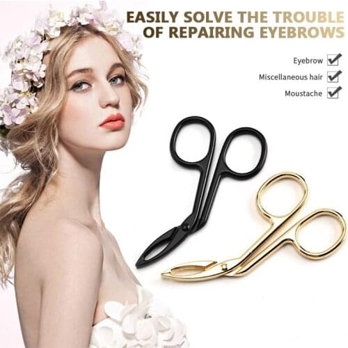 New 1 Pc Professional Stainless Steel Eyebrow Tweezers High Precision Plucking Eyebrow Protable Eyebrow Clip Women Makeup Tools