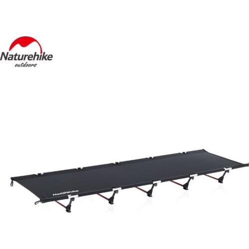 Naturehike 2021 New Update Portable Sturdy Comfortable Outdoor Camping Cot Camping Mattress Folding Tent Bed Sleeping Cot