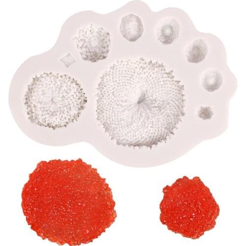 Flower Buds Silicone Mold Cake Decorating Tools Cupcake Fondant Chocolate Sugarcraft Cake Baking Mould