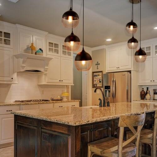 Modern Creative E27 LED Indoor Lighting Combination Hanging Lamps Bedroom Hall Living Room Loft Office Bar Glass Pendant Lights