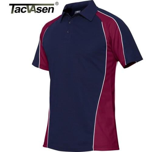 TACVASEN Mens Polos