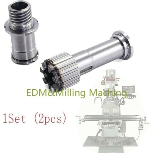 1 Set High Quality Milling Machine Part Spindle Clutch Gear Hub Step Pulley Combine For Bridgeport A3+20+57+74 Durable New
