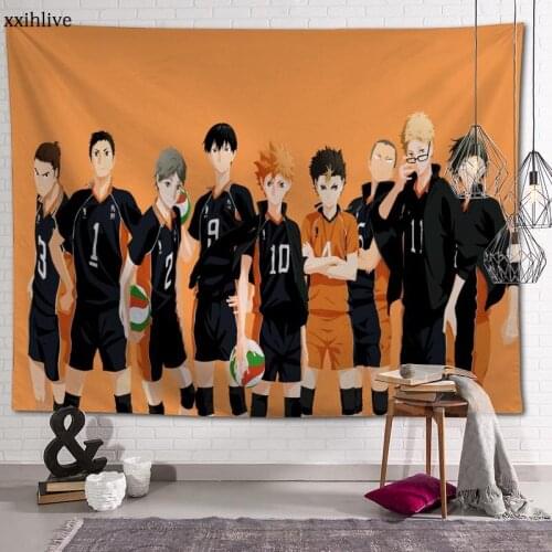 Japanese Anime Haikyuu!! Custom HD Tapestry For Carpet Travel Mattress Wall Carpets Art Home Decor 70x95cm,100x150cm,130x150cm