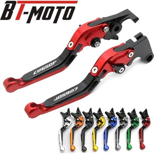 1 Pair Adjustable CNC Motorcycle Clutch Brake Levers For Honda CBR650F CB650F CBR 650 F CB 650F 2014 2015 2016 2017 2018 Handle