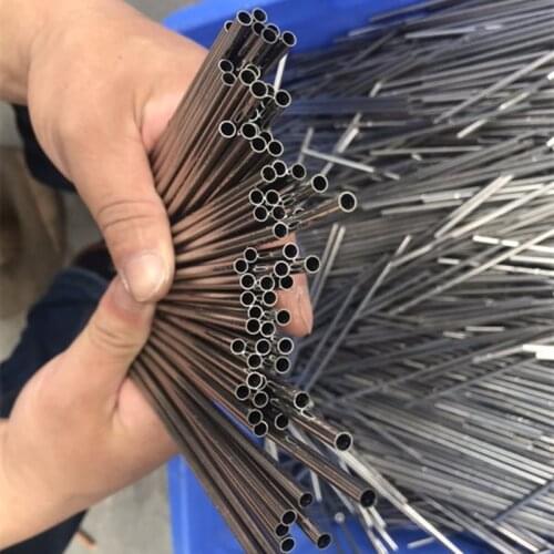 1pcs 315mm long 4mm-5mm outer diameter 316 stainless steel tube capillary pipe seamless duct inside outside bright canal