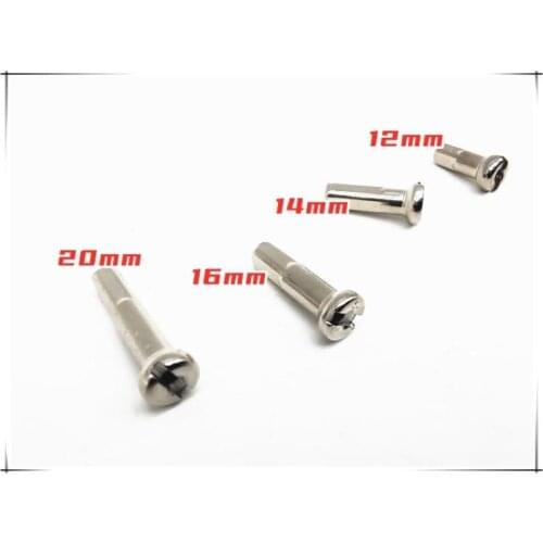 40 Pcs Bicycle Bike Spoke Cap spoke nipple 14G 12mm 14mm 16mm 20mm Copper nipple Caps spokes nipple