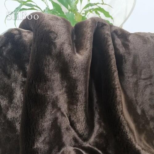 6Colors solid faux rabbit fur fabric for winter coat vest fur collar fluffy fur tissu tecidos steffons DIY accessorie SP4578