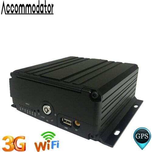 AHD 1080P HDD SD Card 4 Channels Vehicle Car Trailer Truck Taxi School Bus Mobile DVR built in GPS 3G WiFi