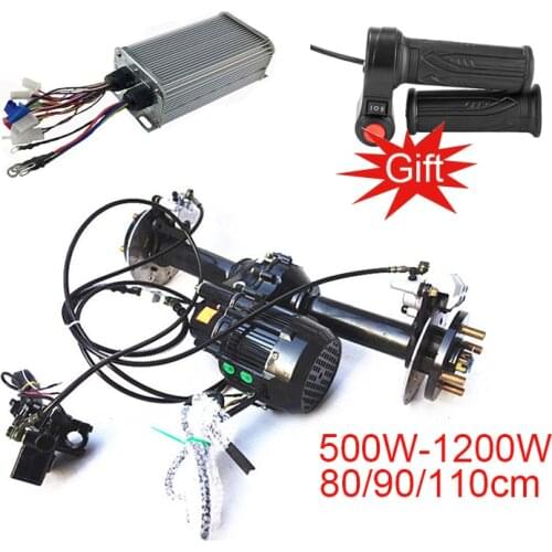 Tricycle Accessories Brushless Differential Engine Electric 48V/ 60V 500W/1000W Tricycle Rear Axle Differential Axle Motor Kit