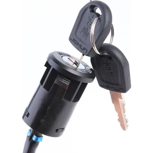 Electric Bicycle Power Lock Elements Ignition Switch Key Portable Waterproof Cycling for E-Scooter Bike Accessories