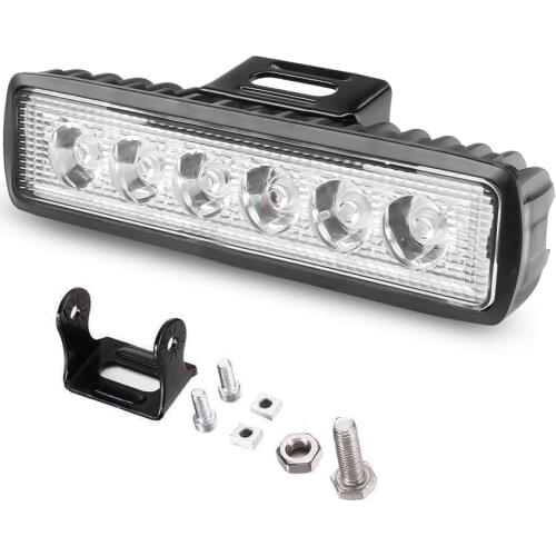 2PCS Universal 6 LED Car Daytime Running Light Waterproof DRL Kit Day Light Auto Driving Light External Light Decorative Lamp