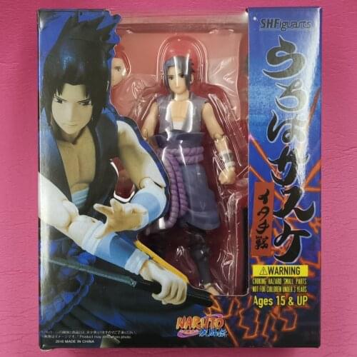 Anime Naruto Ninja Model Action Shf Uchiha Sasuke Figure Toys For Children Colletible Gift Dolls Chidori Sasuke Orochimaru Model