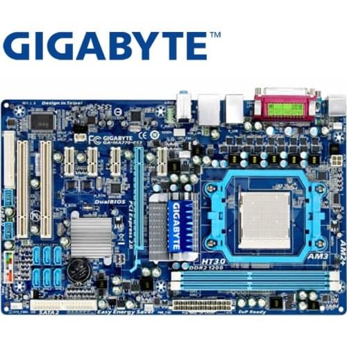 GIGABYTE GA-MA770-ES3 Desktop Motherboard 770 Socket AM3 For Phenom II/Athlon II DDR2 8G Used MA770-ES3 Motherboard
