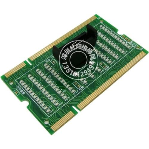 DDR2 memory slot tester card for laptop motherboard Notebook Laptop with LED