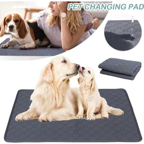 Pet Dog Diaper Mat Absorbent Urine Environment Protect Diaper Mat Waterproof Water Reusable Training Cushion Car Seat Cover Bed