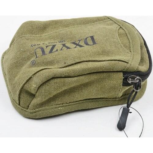 1pcs Canvas Small Pocket Waist Bag Men Tactical Pouch Belt Pack Outdoor Military Running Travel Camping Fishing Accessories Bag