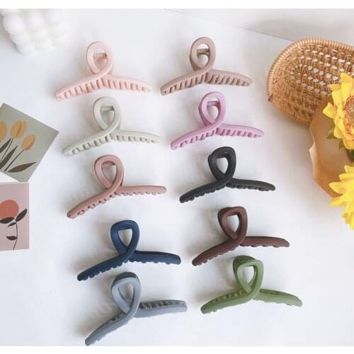 Gentle temperament hanger cross-grabbing clip Korea ins simple grasping clip plate hair bathing hair scratching head clip hair