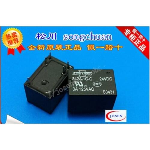 HOT NEW 842A-1C-C 24VDC 842A-1C-C-24VDC 842A-1C 842A DC24V DIP5