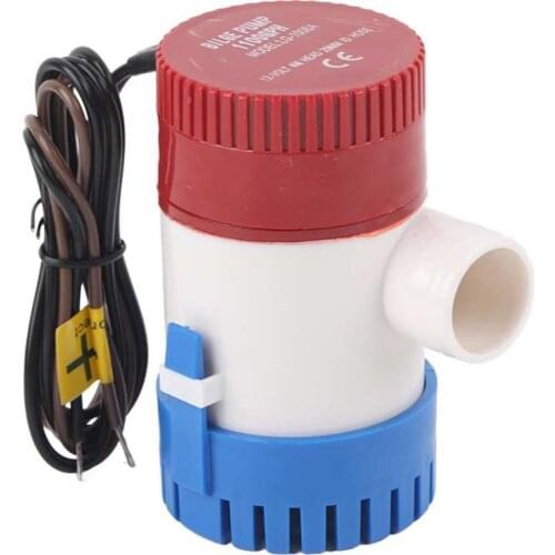 1100GPH 12V Submersible Bilge Pump Nonautomatic Marine Boat Water Pump marine parts sponges submersible pump
