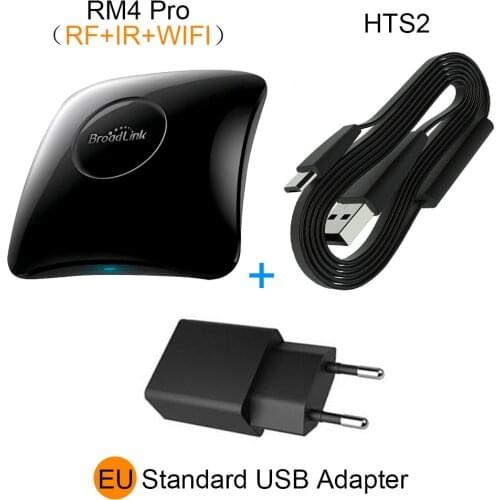 Broadlink RM4 Pro mini Wifi Smart IR RF Remote Controller Sensor HTS2 Work with Alexa Google Home Casa Inteligente homekit